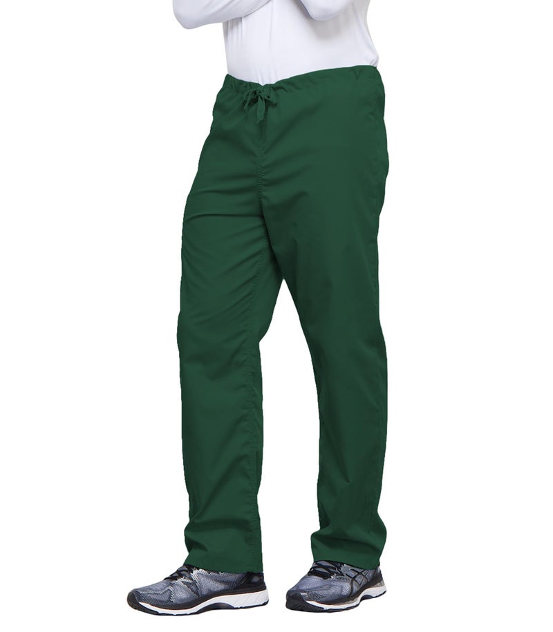 Cherokee Men's Originals Unisex Drawstring Cargo Scrub Pant, Hunter, Small/Short - Image 2